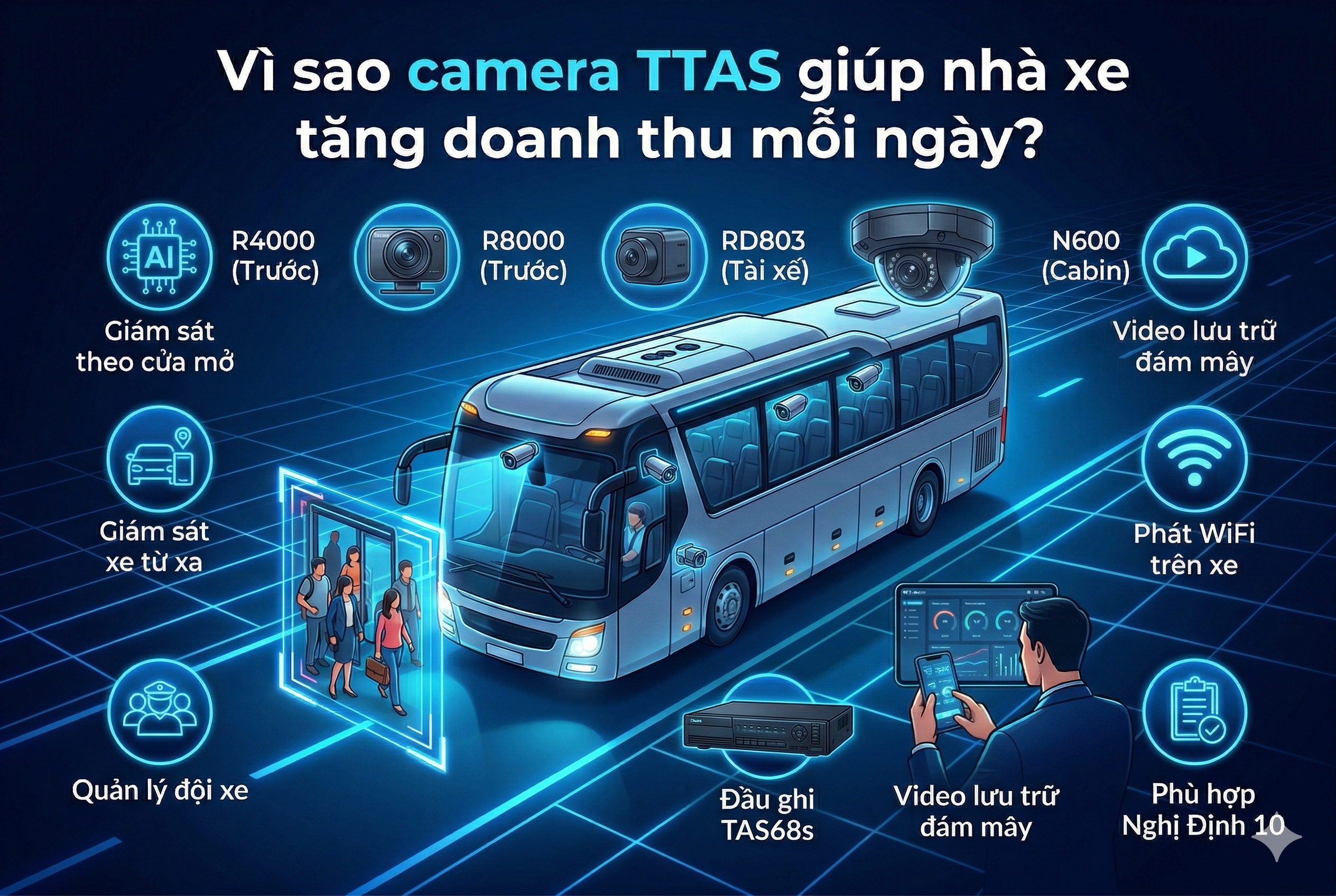 Giải Pháp Quản Lý Hiện Đại Với Camera Xe Khách